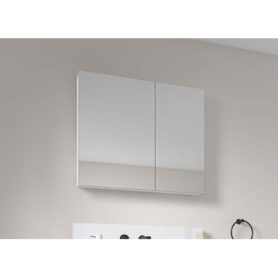 Armoire de rangement murale pour salle de bain, armoire à pharmacie, armoire de salle de bain moderne avec miroir