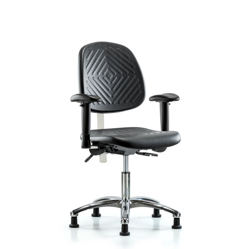 Chaise de chambre propre Lauren, Patins, Non inclus, Réglable
