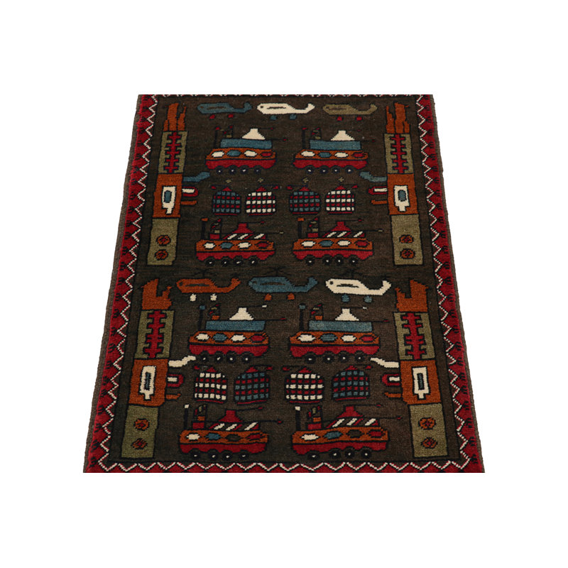 One-of-a-Kind 1'11X2'10 Hand Knotted Area Rug