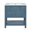 Ensemble de meuble-lavabo avec lavabo en céramique (séparé), ensemble de meuble-lavabo simple avec tiroirs-1019018477
