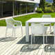 Farrah 39.37'' Rectangular 8 - Person Outdoor Dining Set