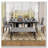 Modern Tufted Linen Dining Bench-1479484822