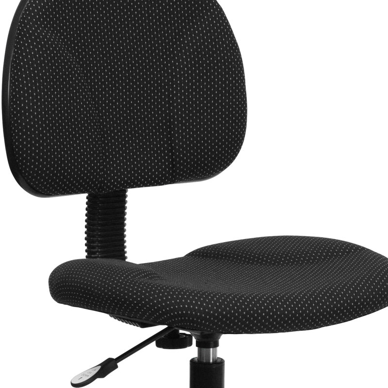 Commercial Adjustable Height Drafting Chair with Adjustable Foot Ring, Navy Blue Patterned, No