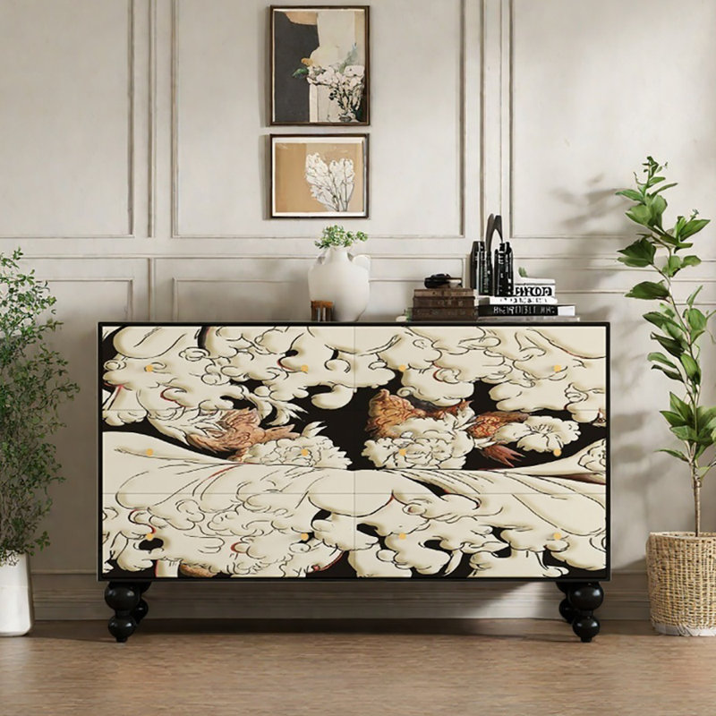 53.1in Six-drawer Sideboard Cabinet