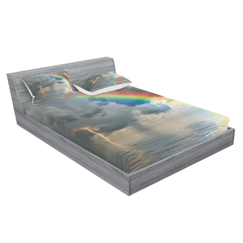 Microfiber Sheet Set, Queen Sheet Set + Fitted Sheet + 2 Pillowcases