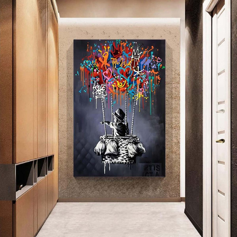 40,Wall Art Decor Large Abstract Pictures Canvas Painting Prints Colorful Modern Contemporary.
