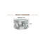 Table basse ronde en marbre - Table de centre cylindrique moderne avec finition en fausse pierre, mobilier de salon compact pour les petits espaces