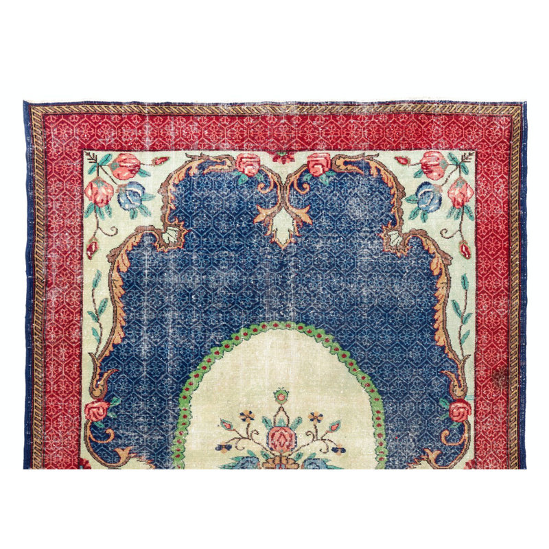 Tapis européen rétro noué à la main