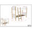 Kiddy European Single (90 X 200 Cm) Bunk Bed with Built-in Ladder Included