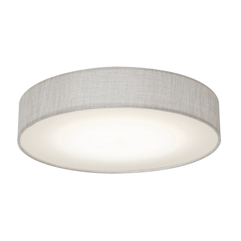 Raasch Flush Mount, 4.5"H x 20"W x 20"D, Gray