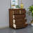 Carved Flower Entryway Cabinet