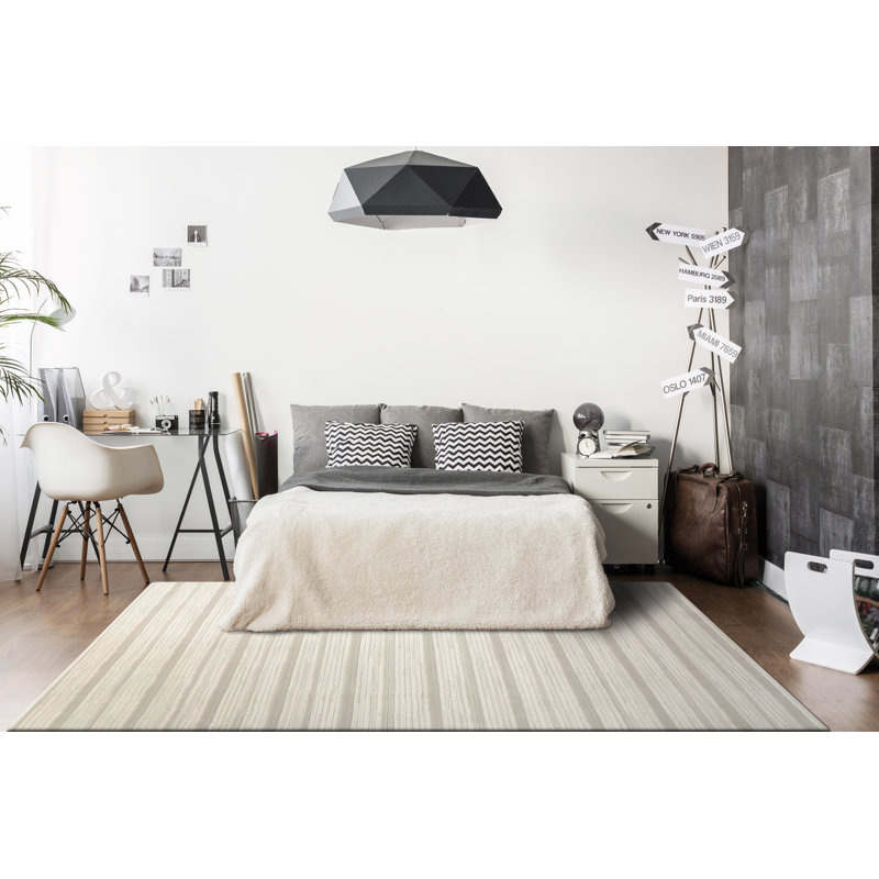 Glenam 19480-910 Gris / crème, Rectangle 5 pi 3 po x 7 pi