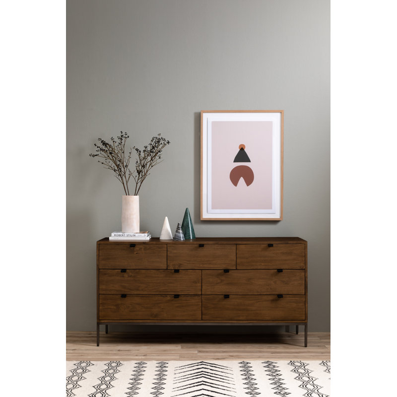 Trey 7 - Drawer Dresser, Dove Poplar