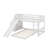 Thrilling Twin Over Twin Bunk Bed Equipped With A Fun Slide