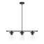 Luminaire suspendu moderne à 3 lumières pour îlot de cuisine avec hauteur de suspension réglable