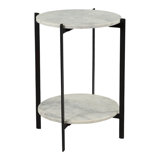 Melanie Marble End Table
