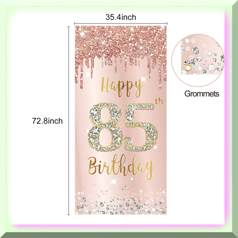 Sparkling Silver 80th Confetti Set 200pcs