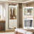 112.5" Closet System with Wooden Drawers and Hanging Rods-717964188