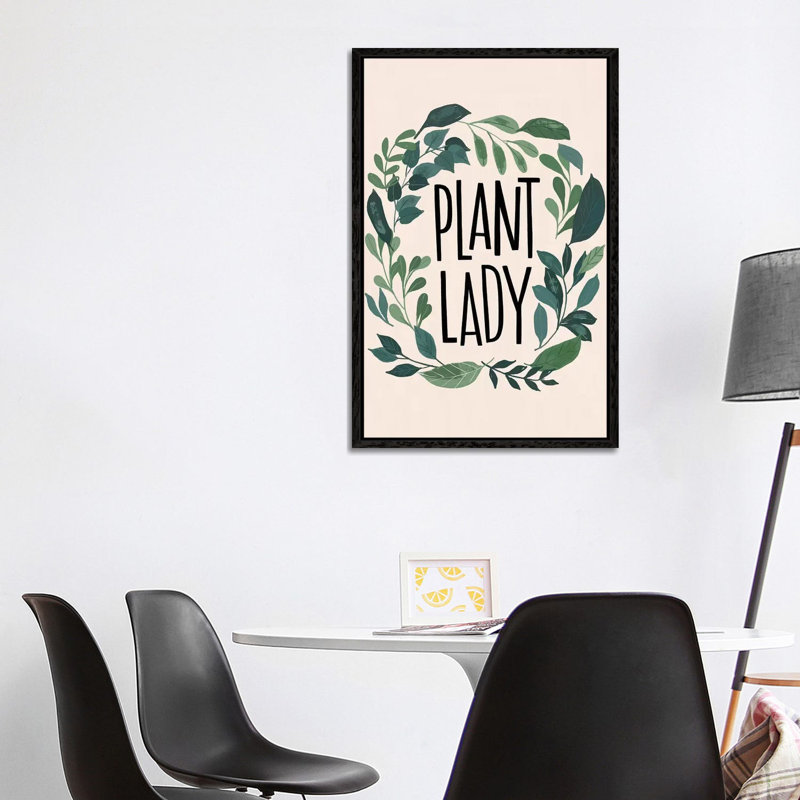 Everyday - Greenhouse Therapy 1 Piece Wall Art on Canvas, 101.6cm H x 66.04cm W x 3.81cm D, Black Framed
