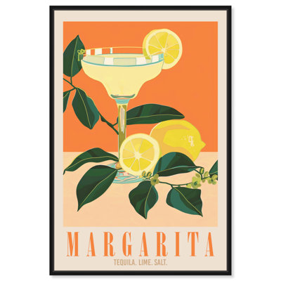 Classy Margarita Poster Canvas Boho Colorful Wall Art by Art Remedy
