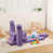 Similicuir mauve est en rupture de stock