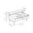 Revolving and height-adjustable coffee table