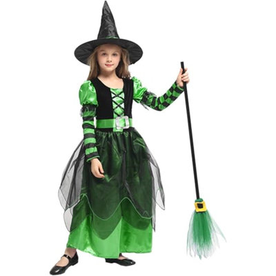 Narecte Halloween Costumes For Girls Halloween CostumesWitch Costume For Girls Witch CostumeKids Witch Costume