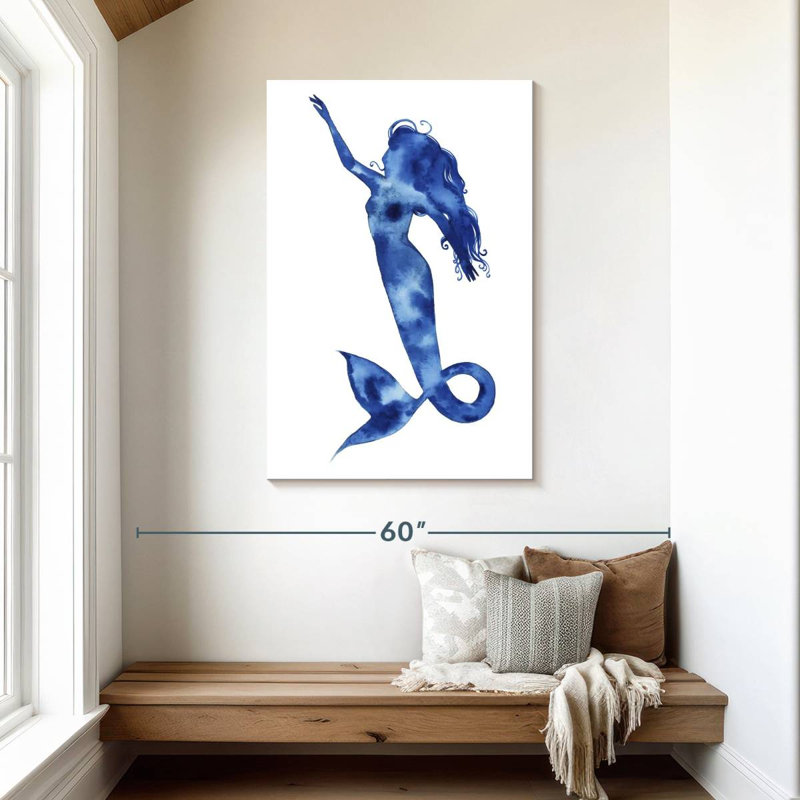 Bleu Ashelle Sirena I, H 45 po x l 30 po