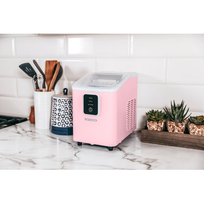 Igloo 26lb Self Cleaning Ice Maker Aqua