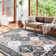 Wymond  Machine Washable Moroccan Area Rug Aztec Geometric Carpet With Non-Slip Backing