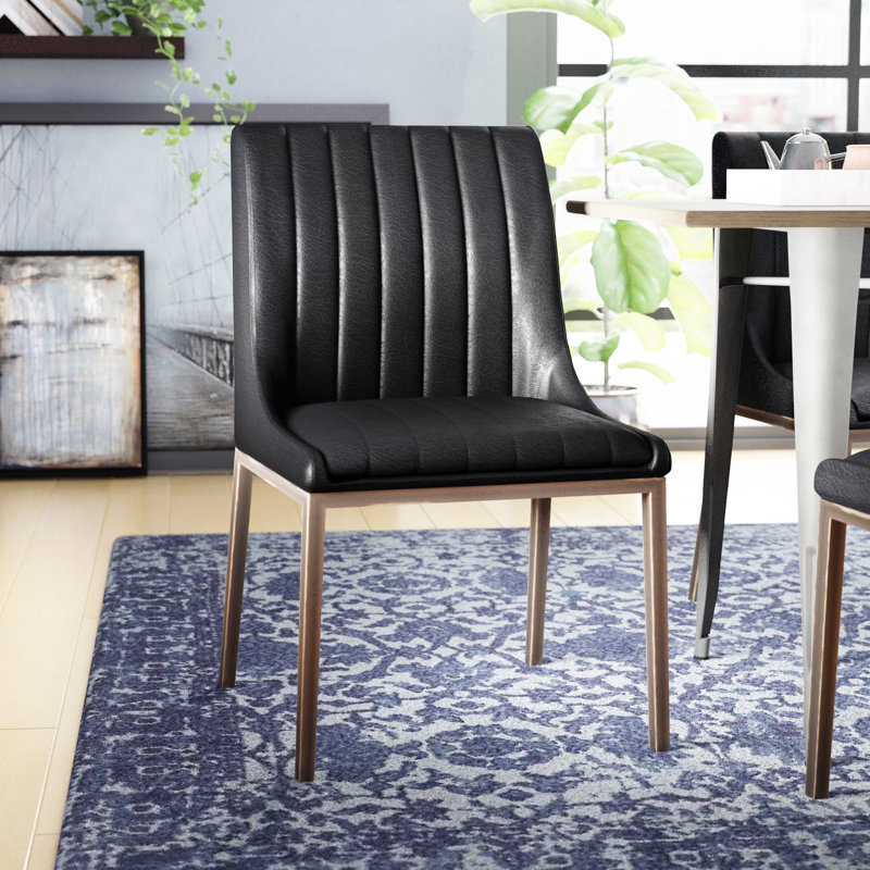 Roreti Parsons Chair - Black, Vintage Black