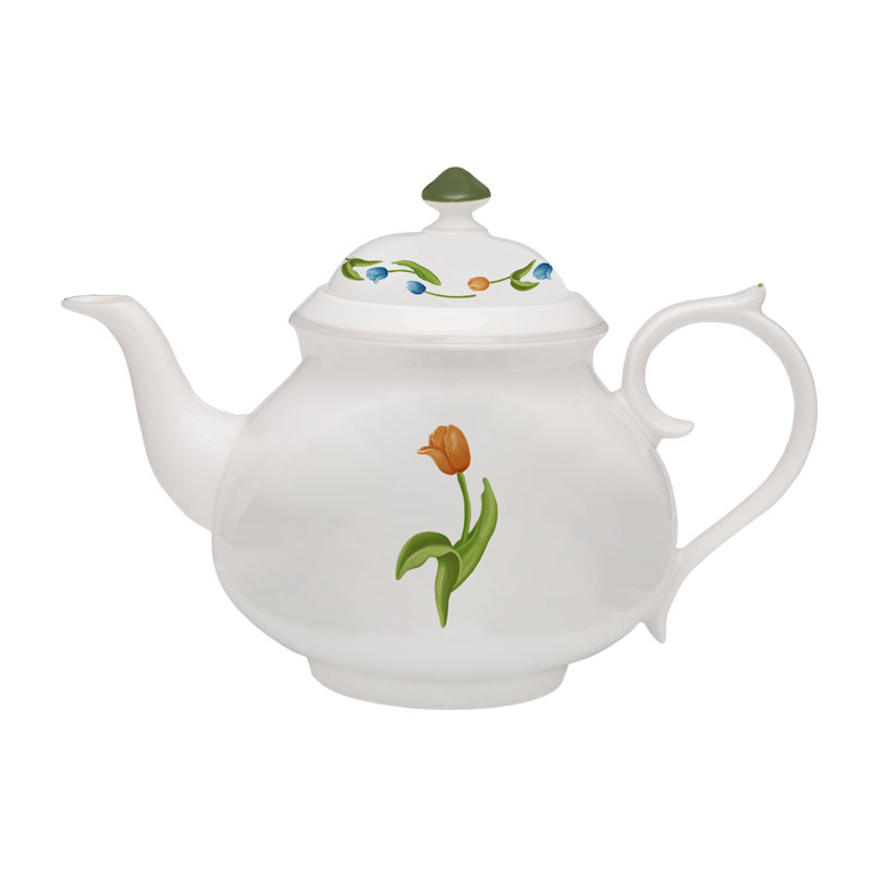 Tulip China Teapot