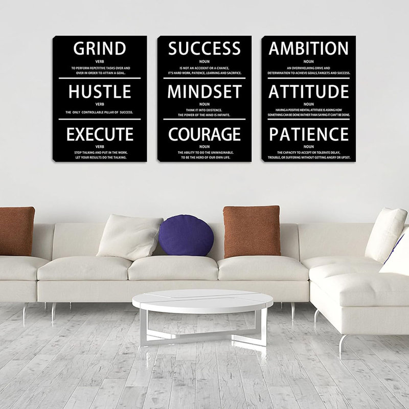 3 Piece Wrapped Canvas Wall Art