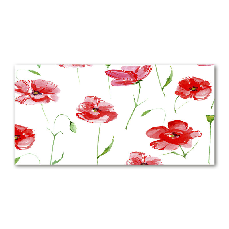 50cm W x 100cm L Glass Peel and Stick Panel