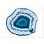 Abstrait bleu agate cristal - impression-35105729-35105737