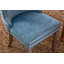 Furniture, chaise rembourrée à oreilles avec garniture cloutée et pieds en bois massif, ensemble de 2-174020727-174020713