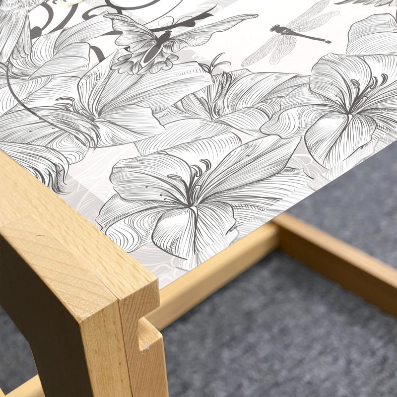 Jaiyan Trestle Coffee Table, 40cm H x 46.5cm W x 62cm D