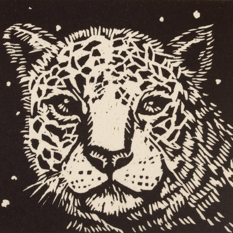 Suspension murale « canvas jaguar painting »