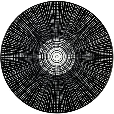 Cascara Non-Slip Geometric Doormat