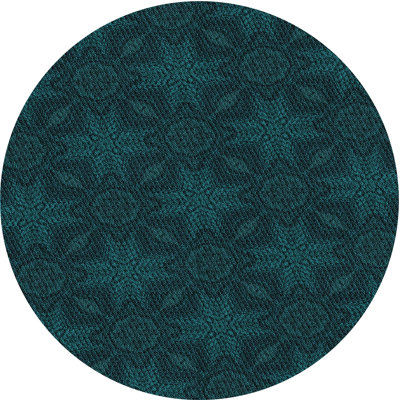 Tapis bleu sarcelle