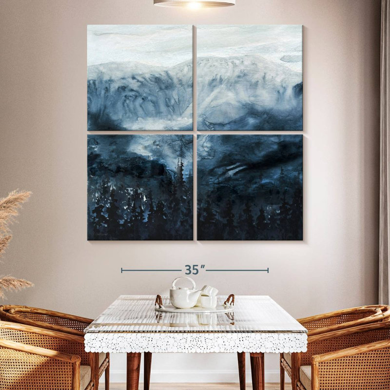 Mountain Shadows, 50" H x 50" W