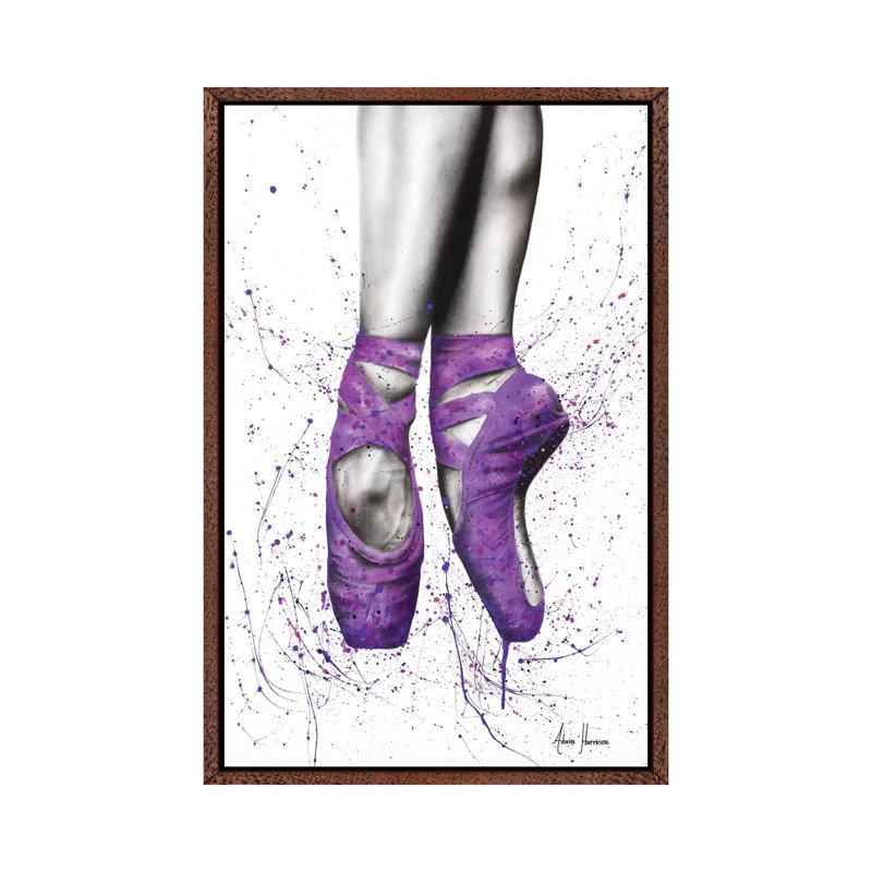 A Soft Night by Ashvin Harrison - Print on Canvas, 101.6 cm H x 66.04 cm W, Classic Brown Wood Framed