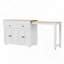 Îlot de cuisine avec table de salle à manger extensible, étagère à épices et 2 tiroirs, chariot de rangement de cuisine avec armoire à 4 portes-451099017