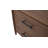 Josiah Solid Wood 2 Drawers Nightstand Brown