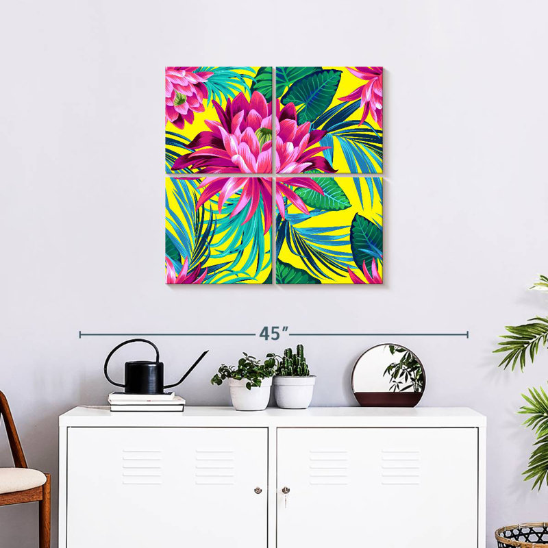 Nénuphar tropical, H 26 po x l 26 po