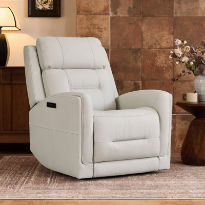 Zero Wall Faux Leather Power Recliner