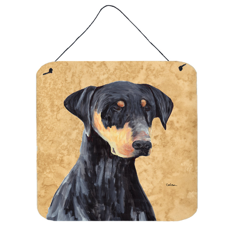 Plaque d’impression doberman