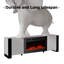 Daylene Unfinished TV Stand for TVs up to 70" with Fireplace Included