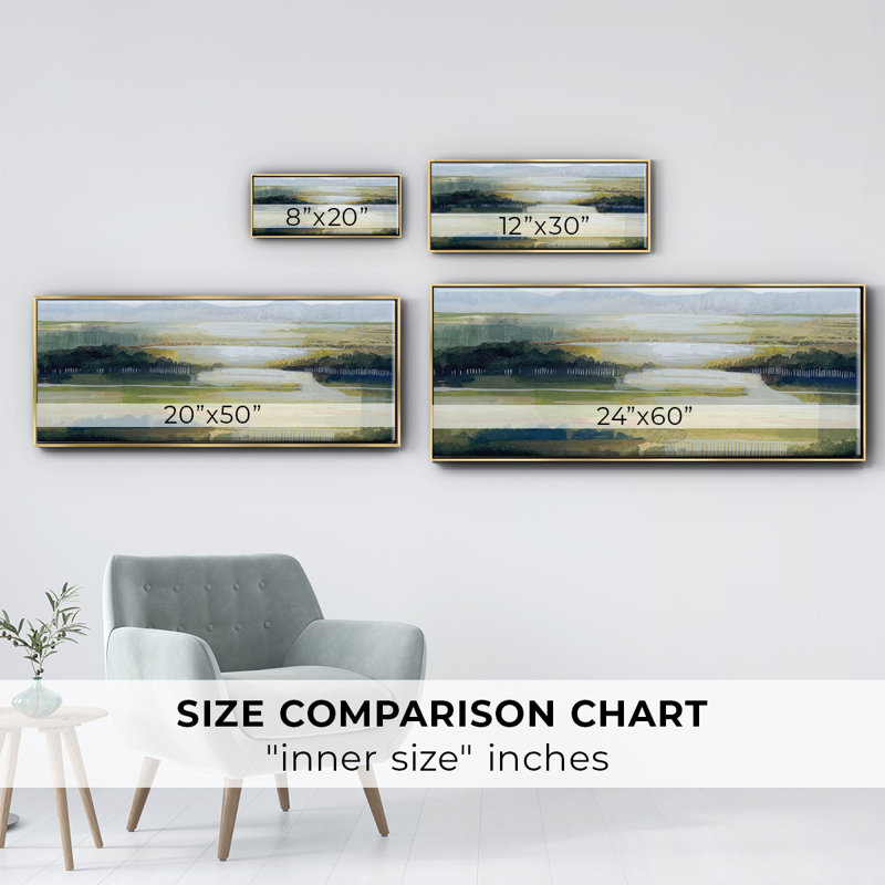 Lime Strata II- Framed Canvas