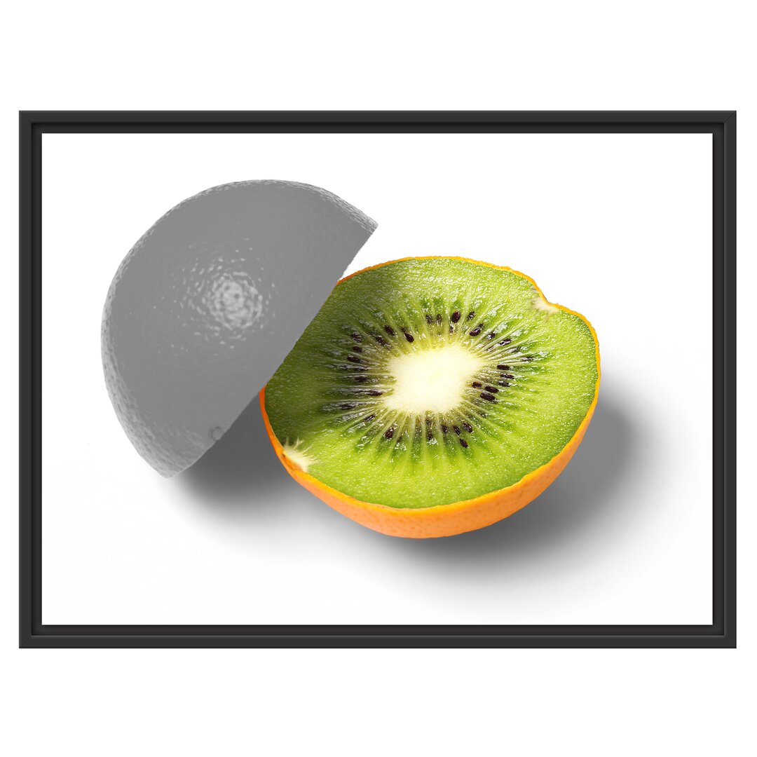 Gerahmtes Wandbild Orangen Kiwi Fruit Früchte Obst